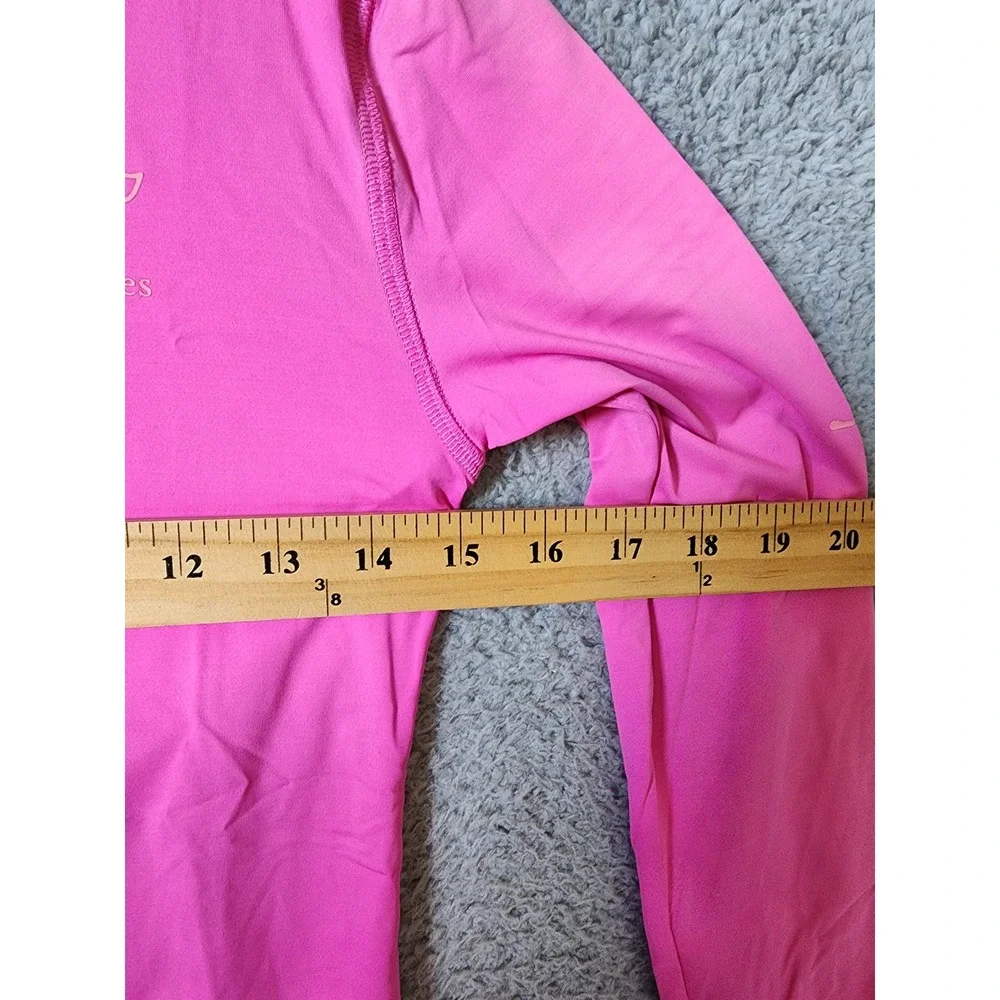 Vineyard Vines Rash Guard Kids Size M 10-12 Pink Long Sleeve Whale Logo Swim Top